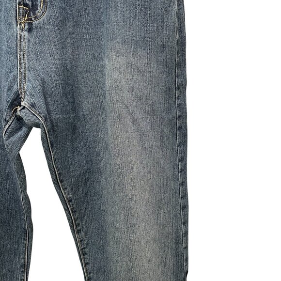 Fubu Y2K Baggy Jeans W40L34 Embroidered Pocket Streetwear Denim Vintage - Picture 9 of 14